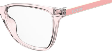 Premium Women Levi's Model Eyeglasses: LV 1022 - Pink- SpecSMART Eye Clinic (Zoom View)